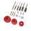 Pulitore per tubi in rame per trapano 1/2-1 in, codolo da 1/4" 15