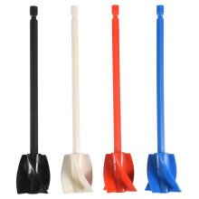4Pack Resin Mixer Paddles,Epoxy Mixer Attachment for Drill, Reusable Paint Mixer,for Epoxy Resin,Ceramic Glaze,Silicone