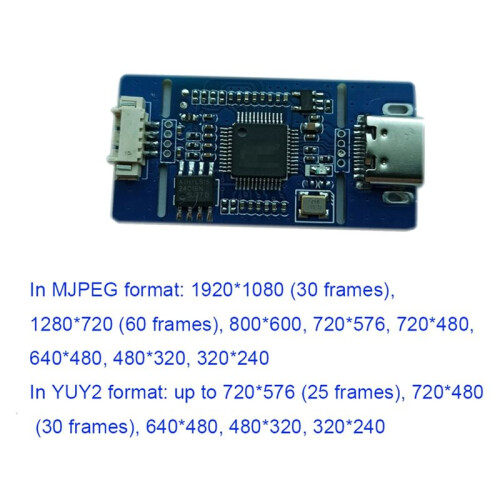 CVBS Vers USB Capture Signal Analogique Vers Module de Caméra USB Numérique Module CVBS Vers USB pour Android Plug And  Gratuit Type C 2