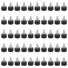 Twist Bottle Caps, 50Pcs 20-410 Squeeze Bottle Cap Replacement Caps for Water Glue Dispensing Bottles Dispensing Caps