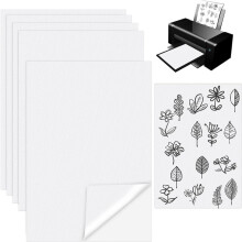 Stick & Stitch Embroidery Paper for Embroidery Dissolvable Embroidery Transfer for Transferring Embroidery Patterns 5PCS