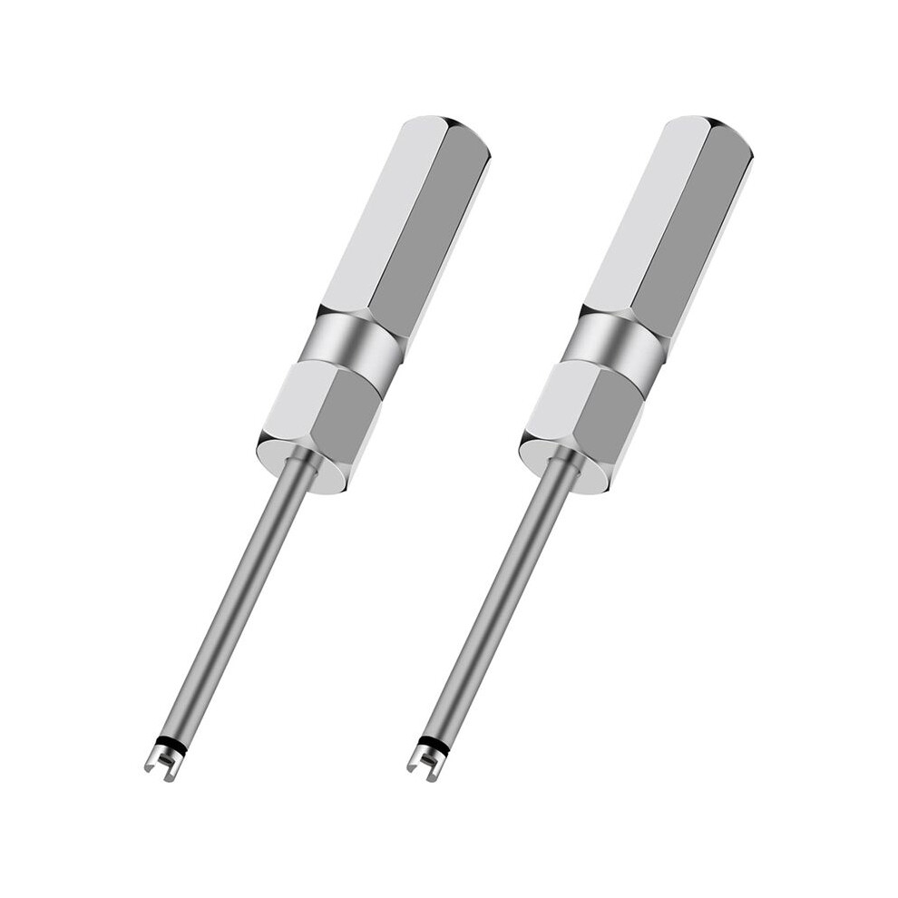 2Pcs Valve Core Removal Tool Set, Screwdriver Valve Stem Core Remover, Tire Valve Tool For Schrader Valve Cores 4711239463622