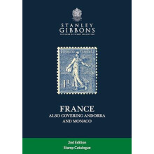 France Also Including Andorra and Monaco by Stanley Gibbons Paperback