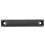 Door Cabinet Black Plastic Rectangular Pull Handle 5.2" 1