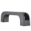 Door Cabinet Black Plastic Rectangular Pull Handle 5.2" 2