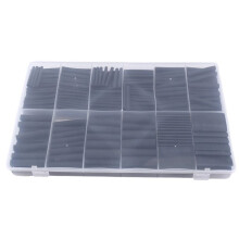 Kit di Guaine Termorestringenti da 400 Pezzi - Rivestimento Adesivo nel Rapporto 3:1, Involucro Termoretraibile di Marino - Tubi