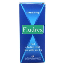 Fludrex Syrup Bottle| Reduces fever, headache, and body aches - 120ml