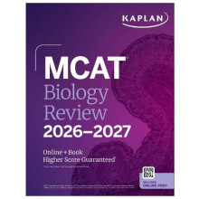 MCAT Biology Review 20262027 by Kaplan Test Prep Paperback Book