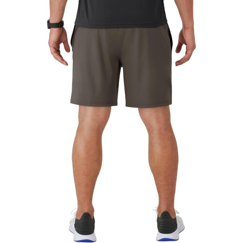 Hanes Mens Workout Shorts with Boxer Brief Liner 1