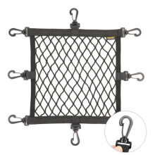 Rhinowalk Motorcycle Helmet Holder Net 8 Metal Hooks Motorbike Luggage Net Holder Mesh Storage Trunk Bags Accessories