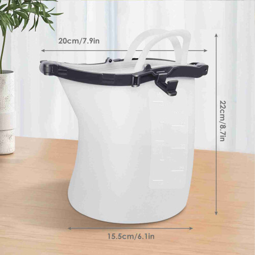 Getränkebeutel Silikon 1,5l mit 4 Strohhalmen 2