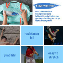 3 in 1 Finger Stretcher Resistance Bands Hand Extensor Exerciser Finger Grip Strengthener Strength Trainer for Forearm Exercise Guitar Finger and Rock