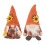 2 Stück Sonnenblumen-Plüschgnome - handgefertigt aus Polyester 2