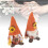 2 Stück Sonnenblumen-Plüschgnome - handgefertigt aus Polyester 6