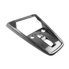 Bil Center Console Växellåda Kåpa Panel Ram Skyddande Trim för A3 8Y 2019 2020 2021 LHD Kolfiber ABS