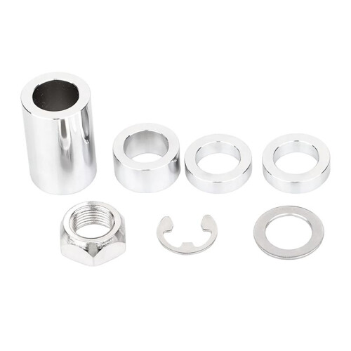Chrome Achteras-Afstandsset voor  Softail FLST FSXT 2008- Classic FLSTC