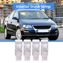 4 Pcs Car Interior Halogen FootWell Light Glove Box Trunk Lamp for B6 6 MK6 MK7 7L0947415 3TD
