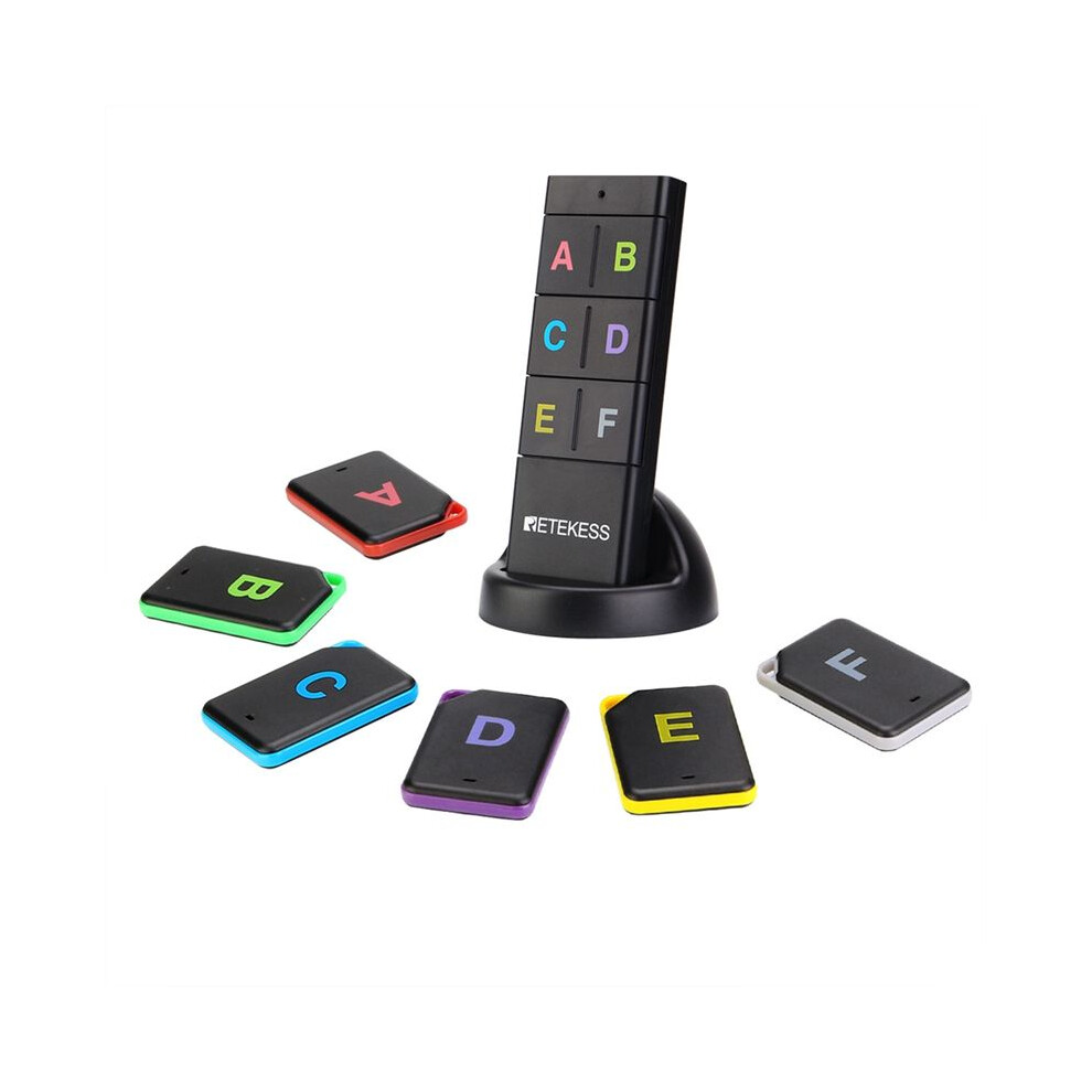 Retekess Wireless Key Finder Rf Key Locator Pet Wallet Tracker Remote Control 1 Rf Transmitter 6 Receiver For Camping 6033826295446