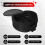Compact Snare Drum Bag Backpack Case with Shoulder Strap Outside Pockets Musical Instrument Accessory Black 40x18cm 2