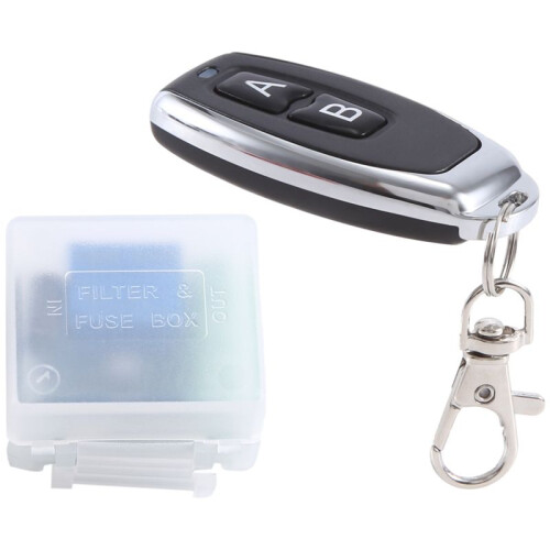 12V Single Channel Relay Module Universal Wireless  RF Relay Receiver + 2 CH Remote Controller