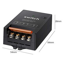 FjäRrkontrollswitch, 12V/24V/48V/72V 40A Relä, TråDlöS RF-Omkopplare med 984FT LåNgdistansfjäRrbrytare