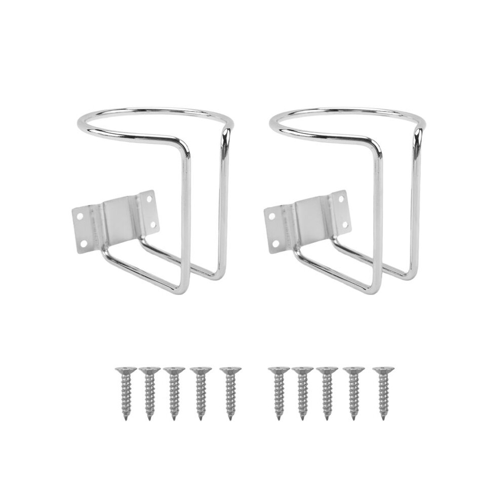 Boat Ring Cup Drink Holder, Universal Car Drink Holder, Car Bottle Holder Cup Holder For Marine Truck Rv Trailer, Silver 4713494896283