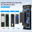20GB Tool-Free Solid-State USB3.2 Hard Disk Box Dual-Protocol NVME/NGFF Mobile Hard Disk Box Type-C 3