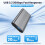 20GB Tool-Free Solid-State USB3.2 Hard Disk Box Dual-Protocol NVME/NGFF Mobile Hard Disk Box Type-C 5