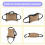 Durable Dog Training Bite Tug Toy with 3 Handles Jute Linen Bite Pillow 7