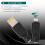 Power Cord USB to 5.5X2.1 Multifunctional  Interchangeable Plug 3