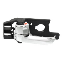 Front or Rear Left Passenger Side Interior Inner Door Handle for 2005-2010  Sportage 82620-1F000 RH Black+Chrome
