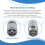 2XPara 4 Polegadas 6 Polegadas 8 Polegadas Serra de Mão Única 550 Motor 21V 14 Dentes Serra Elétrica de Lítio Serra Multifuncional Motor de 5