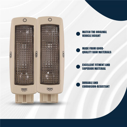 2PCS Rear Reading Map Dome Light Ceiling Lamp for    1998-2005 Beetle Bora 3BD947291 2