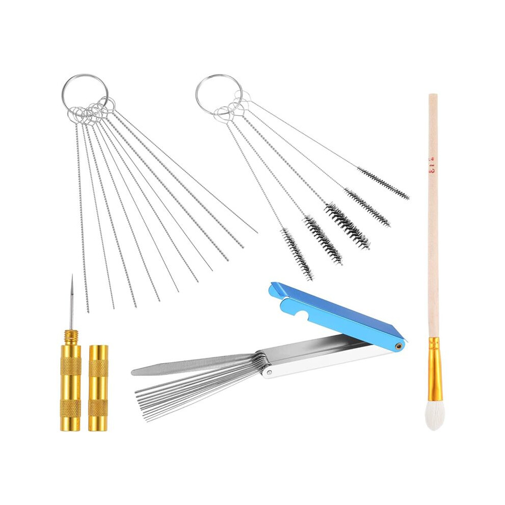Carburetor Cleaning Kit, Carburetor Jet Cleaning Tool For Motorcycle Atv Moped Carb 6034254895963