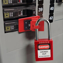 Lockout Tagout Kit, Electric Lockout Tagout Kit, 4-Nyckel Olika LotoSafety Hänglås, Haspar, Plug Lockout, Clamp
