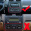 1KD858069 Car Climate Control  Panel Frame CD Navigation Frame for   MK5 2005-2010 3