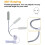 30 LED Sewing Machine Light with Magnetic Base and Flexible Gooseneck, Portable Work Light 2pack EU PLug 4