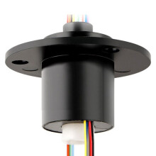 Hole 5mm Through Bore Slip Ring 6CH 2A Collector Ring Joint Conductive Slipring Unlimited Rotary Connector
