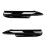 Car Front Bumper Lip Diffuser Splitter Winglet Apron Spoiler for  3 Series E90 E91 2005-2008 Glossy Black 3