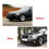 Car Front Bumper Lip Diffuser Splitter Winglet Apron Spoiler for  3 Series E90 E91 2005-2008 Glossy Black 5