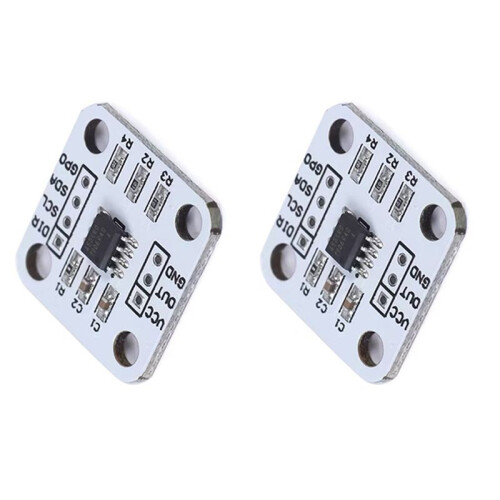 2Pcs AS5600 Module de Capteur de Mesure D'Angle D'Induction D'Encodeur Magnétique 12 Bits Haute Précision 1