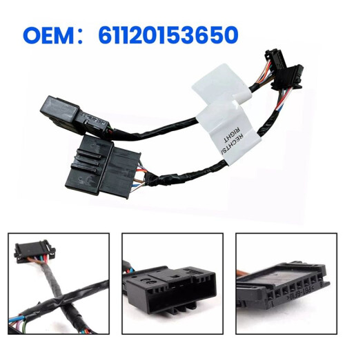 For  E46 3 Series Car Rear LED Lights Adapter Cable Set 61120153650 1