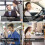 Headset with Microphone,Open Ear Headphones Wireless Noise Cancelling Headset for Office Driving Work Home 8