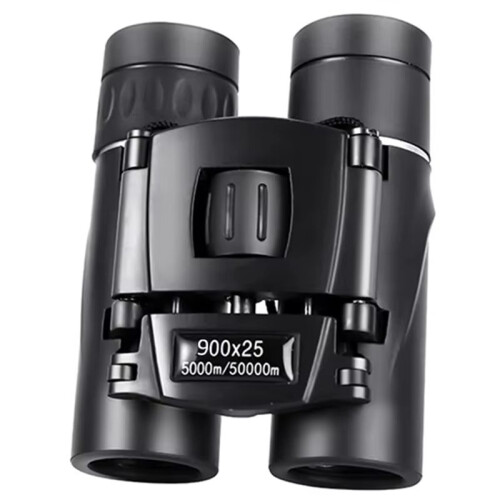 900x25 HD Zoom Portable Powerful Binoculars Long Range Folding Low Light Binoculars for Outdoor Camping
