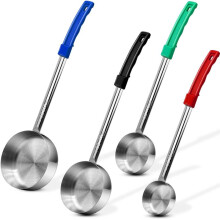 Stainless Steel Solid Portion Control Ladle Spoon - Perfect for Weight Watchers, Buffets,Parties 2oz 4oz 6oz 8oz Spoodle