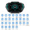 HUD P24 OBD2+GPS   Display  Board Computer Multi-Function Digital Speedometer Slope Meter 6