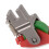 PTFE schmaler Rollfuß 4,5  3,2 cm 10
