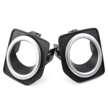 1Pair for Freelander 2 2014-2016 Front Bumper Fog Lamp Cover Bezel Fog Lamp Frame LR040783 LR040784