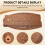 Wooden Board Cutting Board Cute Bear-Shaped Bread Tray Black Walnut Kitchen Board,Brown 6