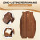 Wooden Board Cutting Board Cute Bear-Shaped Bread Tray Black Walnut Kitchen Board,Brown 5